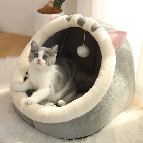 Lit Cabane Confortable Pour Chat