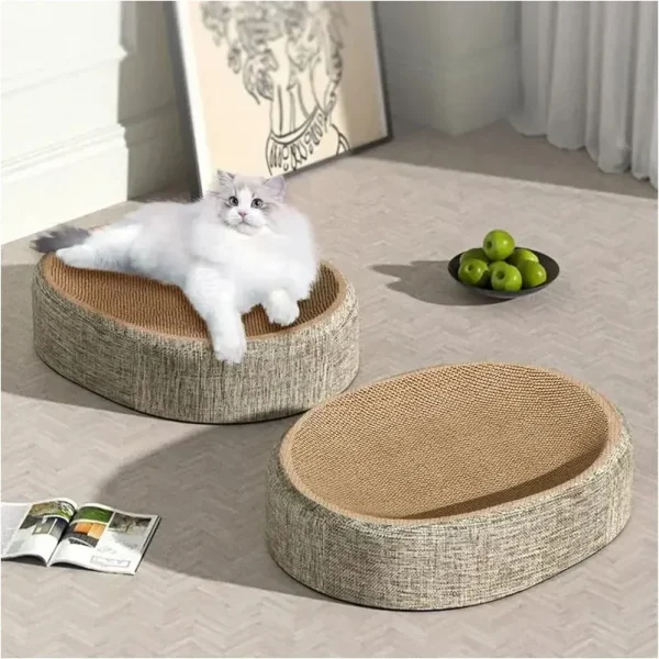 Tapis Grattant Ovale Pour Chats