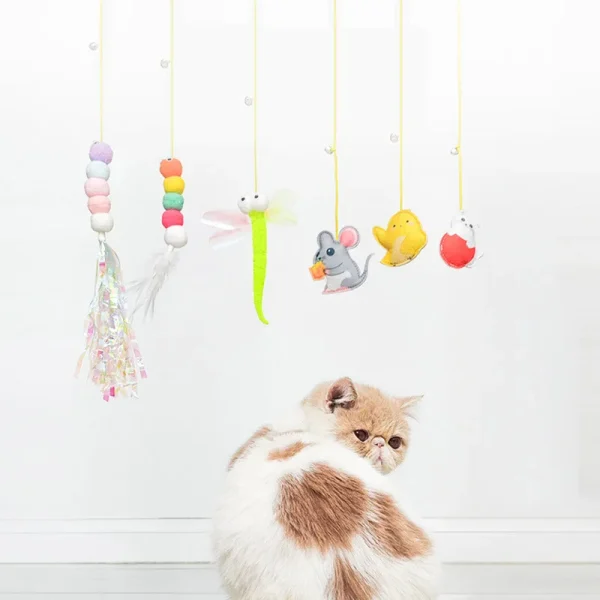 Jouets Suspendus Interactifs Pour Chatons